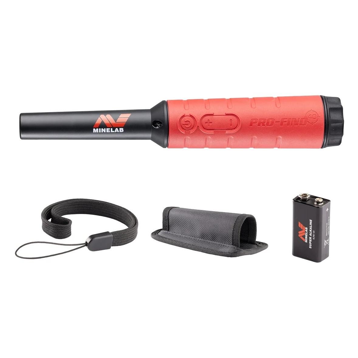Minelab - Wasserdichter Pinpointer Metalldetektor für Experten mit Ton-ID und Einstellbarer Empfindl (3226-0005)