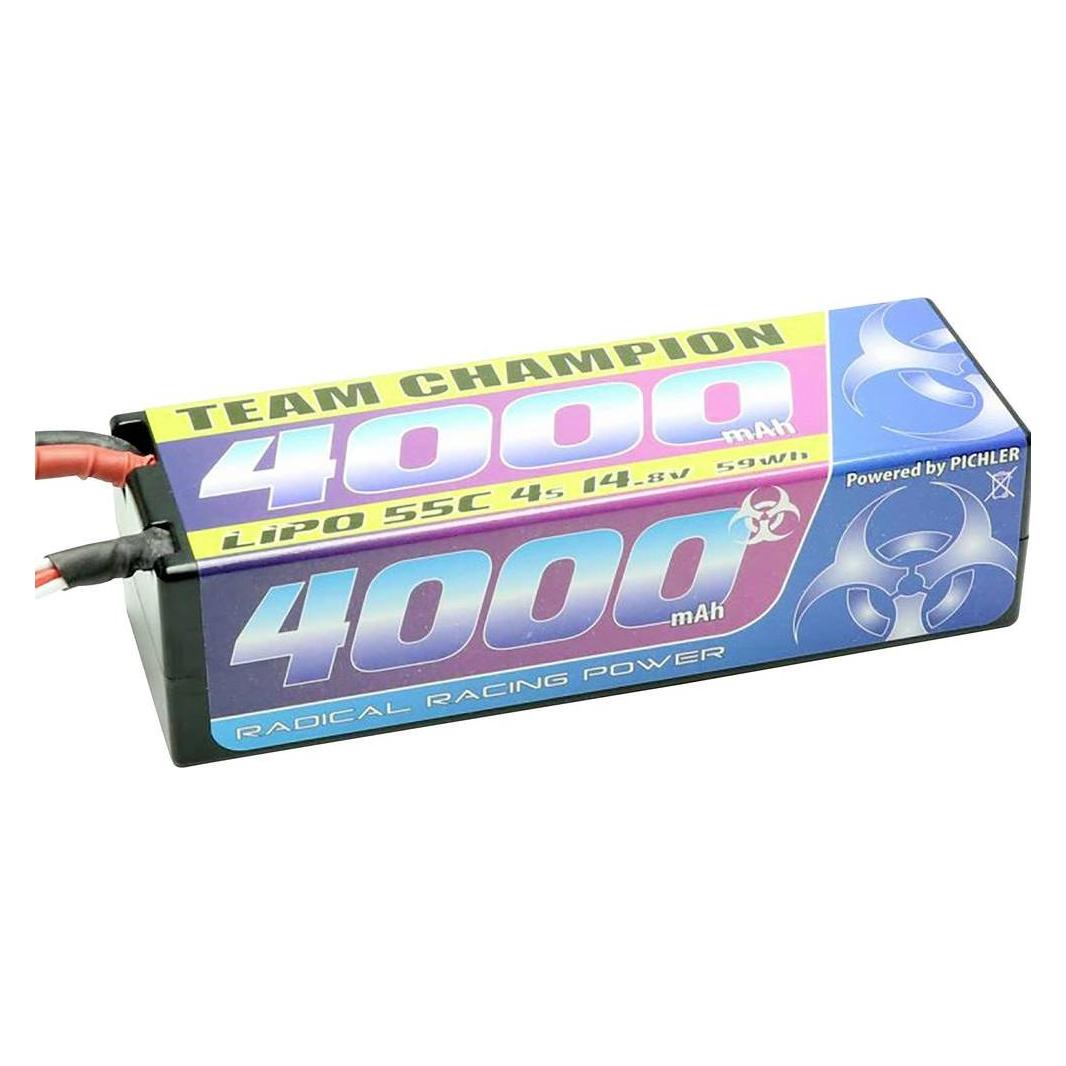 Pichler LiPo Akku Team Champion 4000 14,8 V, 55C, T Stecker (4000 mAh, 14.80 V) (C4849)