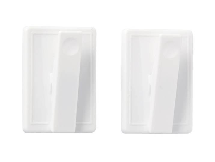Qualité & Prix Klemmhaken Weiss 2 Stück
