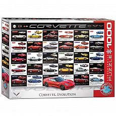 eurographics Puzzle - Evolution der Covettes - 1000 Teile 300798