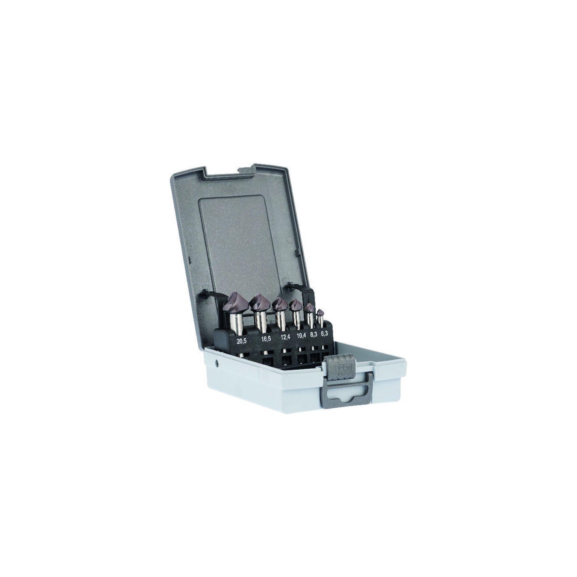 GÜHRING Kegelsenker-Set SpyroTec HSCO spiralisiert C 90G 3Flächenschaft 6,3-20,5mm TiAlN (9055390010000)