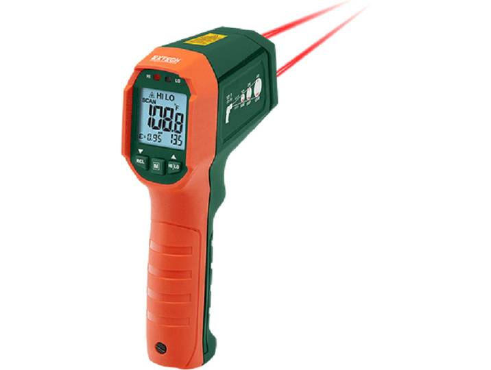 Extech IR320 - infrarood thermometer - met kleurwaarschuwing - alarm
