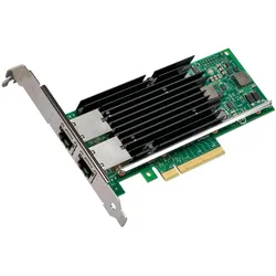 Intel X540T2BLK Server Adapter 2Port 10GBase-T RJ-45 Copper RJ-45 PCIe 2.1 x8 x16 low profile full heig... (RJ45), Netzwerkkarte, Schwarz