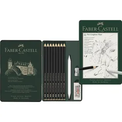 FABER-CASTELL Graphitstifte Pitt Graphite Matt 2B-14B