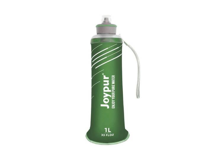 LuxusKollektion Wasserfilter Faltbare Trinkflasche m. Filter 1L Grün