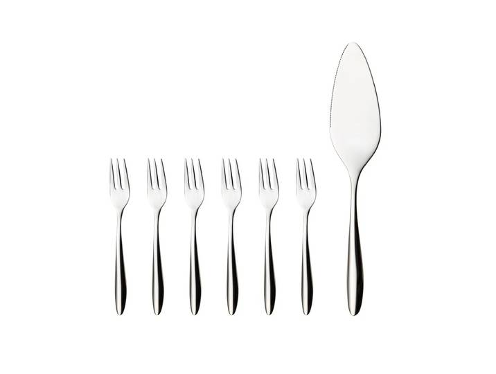 Hardanger Bestikk Set pour tarte Lykke 7 Pièces Acier inoxydable