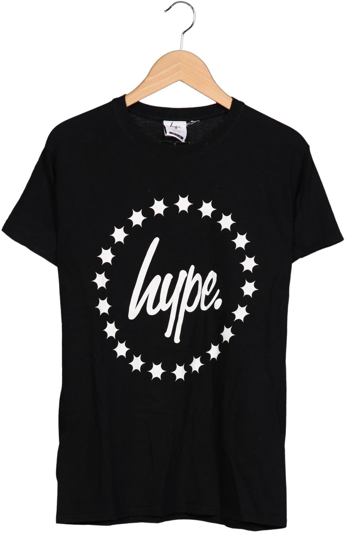 hype Herren T-Shirt, Schwarz, Gr. M, Baumwolle - Second Hand