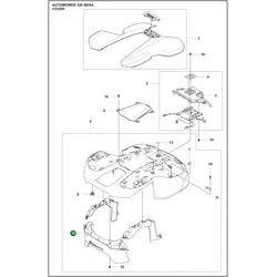 Original Husqvarna Stoßfänger hinten für Automower 320 NERA 430X NERA 450X NERA 430V NERA 450V NERA