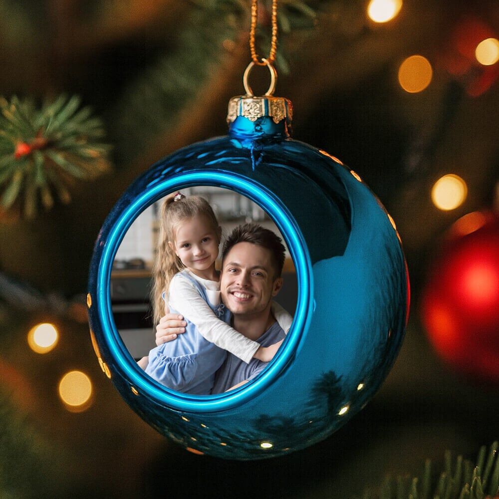 Ocadeau Boule de Noël bleue