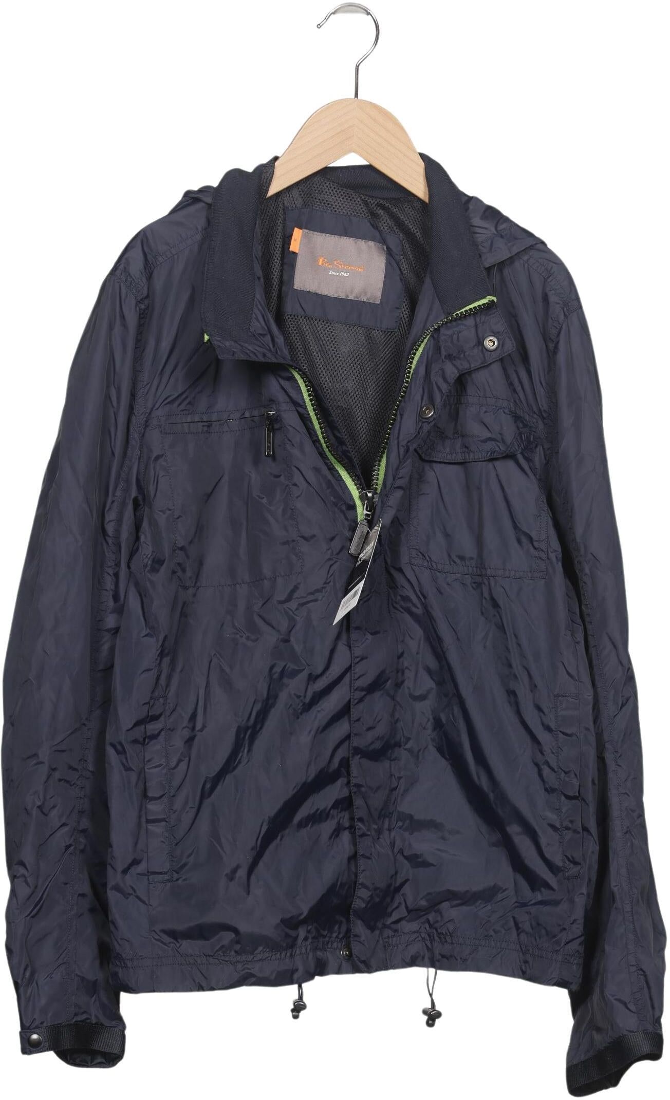Ben Sherman Herren Jacke, Marineblau, Gr. M, Synthetik - Second Hand
