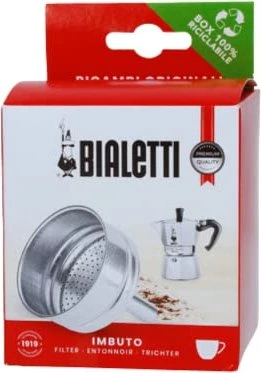 Bialetti Dichtung (3 Stk.) + Sieb für Aluminium-Mokkakannen 9tz