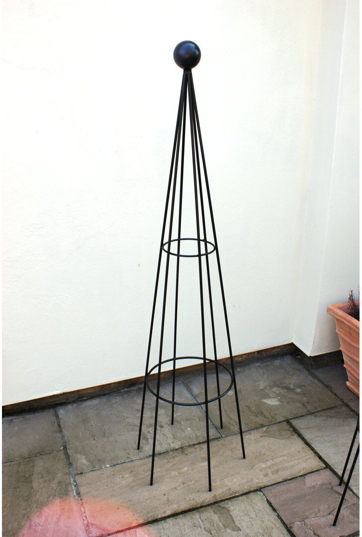 Corrigan Studio Epichio Obelisk Trellis Black 203cm H x 38cm W x 38cm D