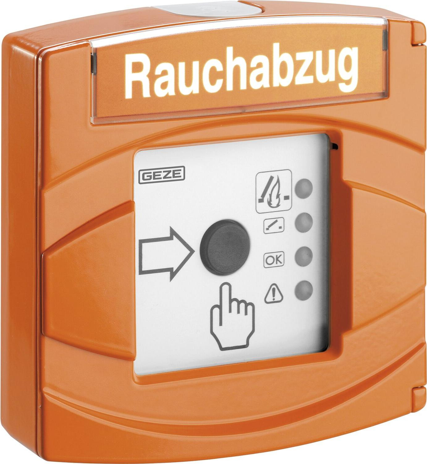 Geze Rwa Taster Orange Ap Vds 161282 Ft 4 A, 24 V Dc