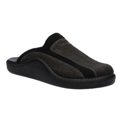 Hausschuh JOSEF SEIBEL "Monaco H 16, espresso-kombi", Herren, Gr. 39, braun (espresso, kombi), Obermaterial: 100% Textilmaterial TEXMAT., Schuhe Hausschuh