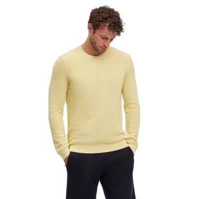Strickpullover FALKE "FALKE Pullover", Herren, Gr. XXL, hay (1105), Pullover Strickpullover