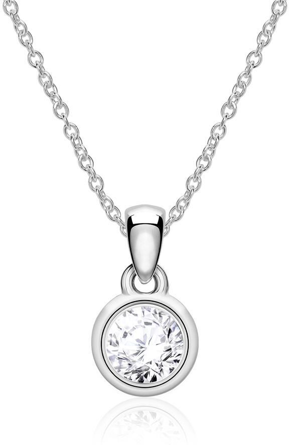 Brilladia Diamantbesetzter Anhänger aus 585er Weißgold silber