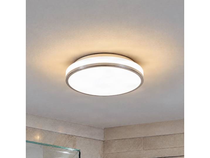 Lyss Round LED Deckenleuchte IP44 Ø28 Chrome - Lindby - Badezimmer - Modern - Glas - Rund