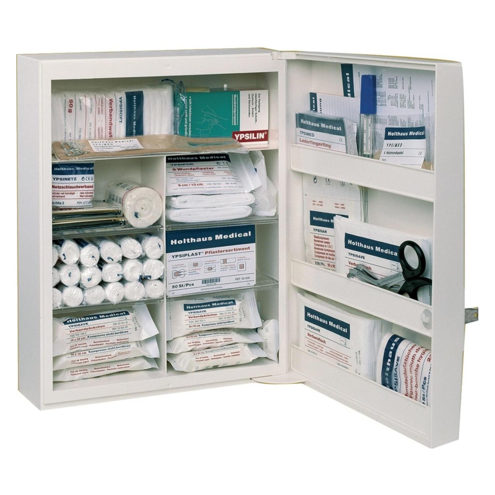 Holthaus Medical Verbandschrank "Famulus", 35 x 45 x 16.5 cm leer weiss (66070)