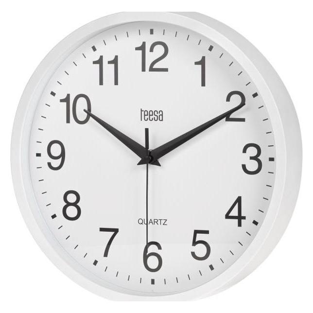 Teesa Zegar ścienny 25 cm biały (TSA0037)