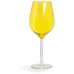 Excelsa 6er-Set Weingläser Color Wine aus Glas 50 cl gelb