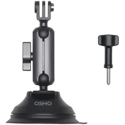 DJI Osmo Action 3 Saugnapfhalterung, Action Cam Zubehör, Schwarz