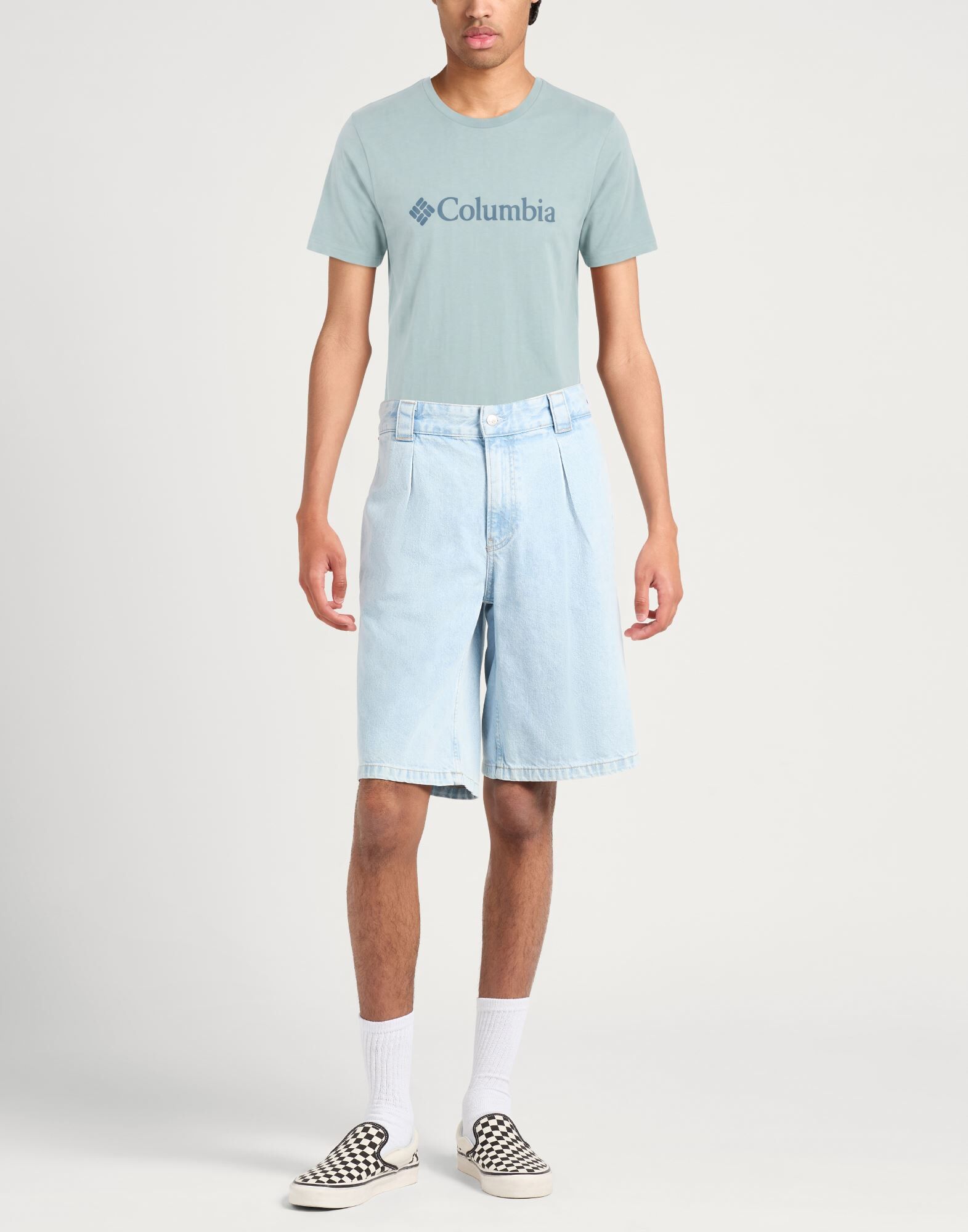 Columbia Camiseta Hombre Verde claro M Hombre