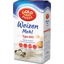 GOLDPUDER Weizenmehl Type 405 2,5 kg