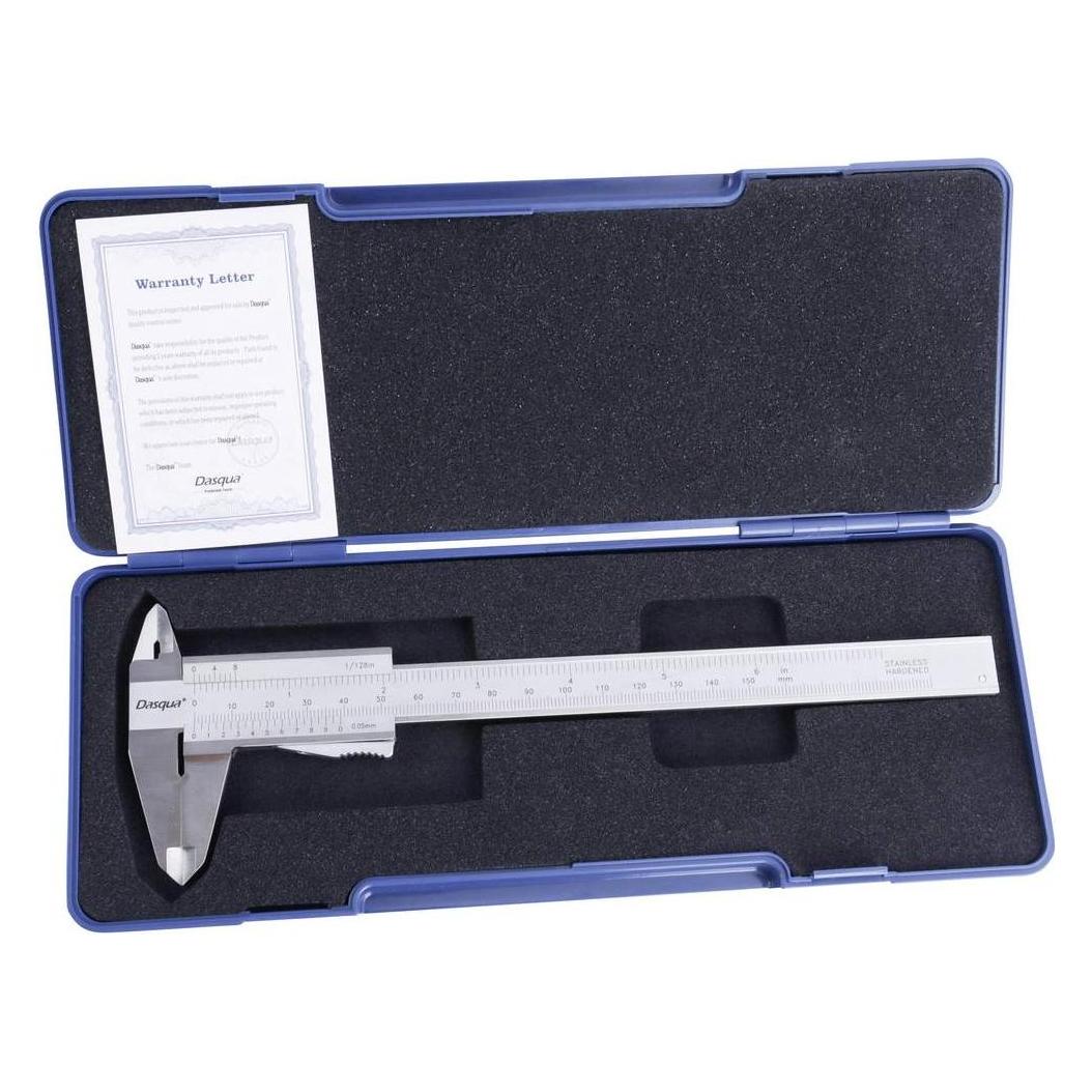 Dasqua 1801-0810+ 8511-0060 Universalmessschieber (15 cm) (1801-0810 + 8511-0060)