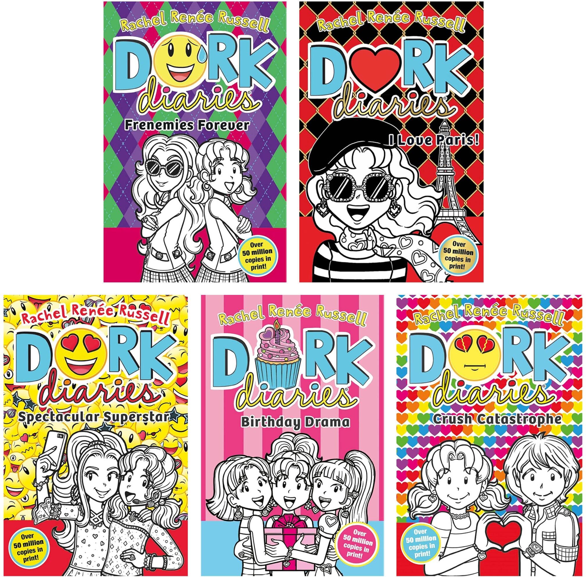 Dork Diaries Series (Vol. 11-15) By Rachel Renee Russell 5 Books Collection Set - Ages 9-11 - Paperback Simon & Schuster