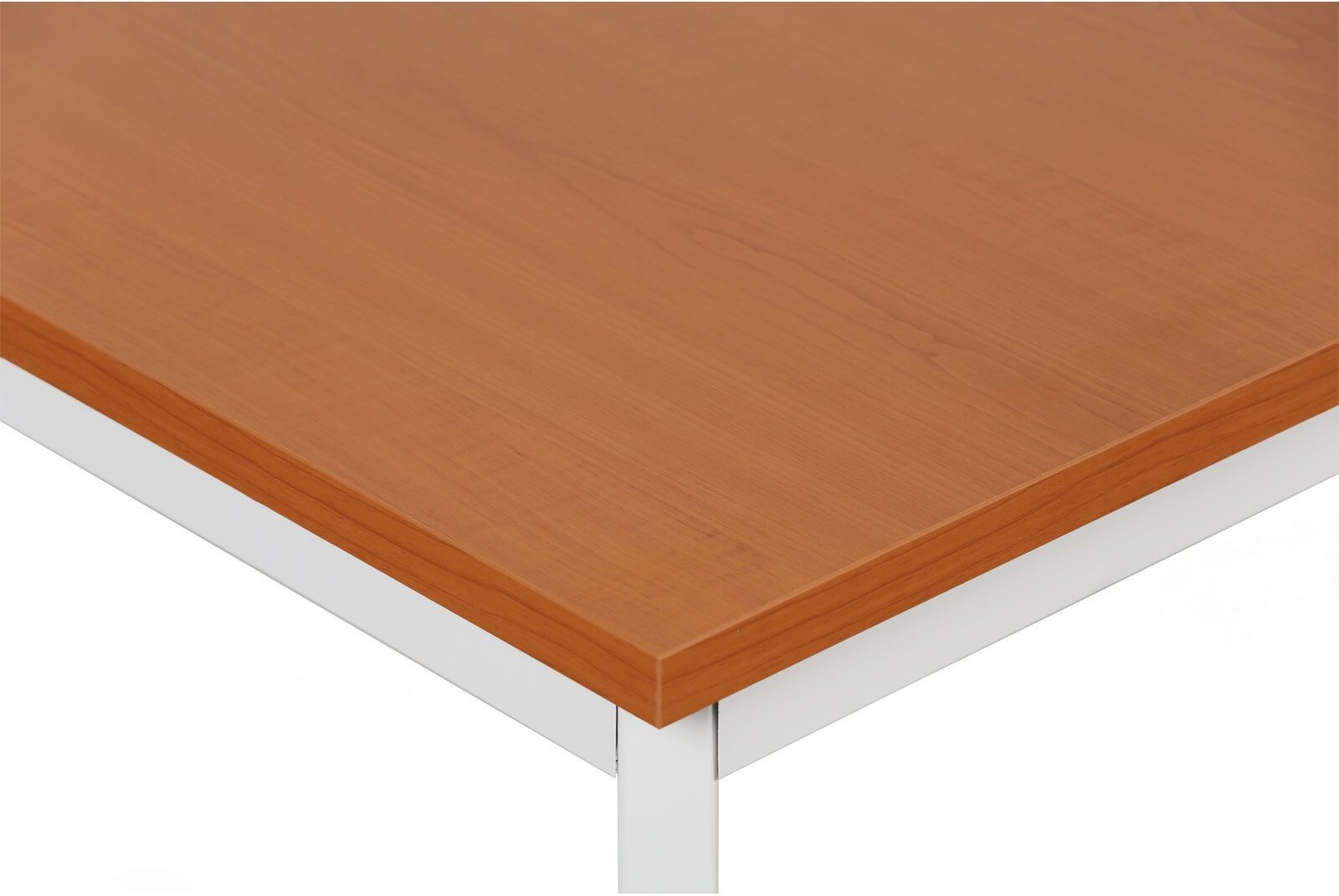 B2B Partner Esstisch BASIC, 120x80 cm, graues Metallgestell, Kirsche