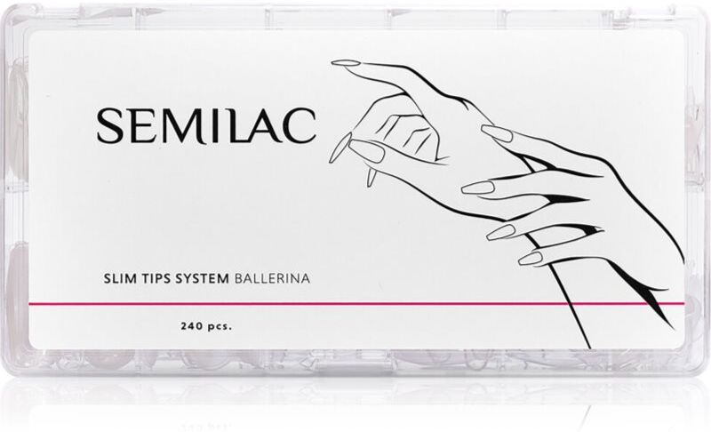 Semilac Slim Tips System Faux ongles type Ballerina 240 pcs
