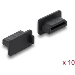 DELOCK Staubschutz f. HDMI-A-Buchse Silikon 10 St. schwarz