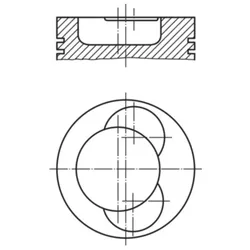 Kolben MAHLE 004 50 00