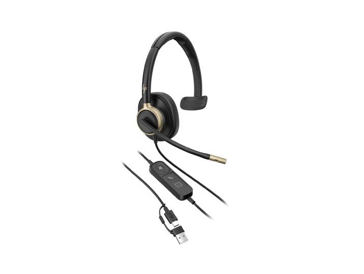 HP Poly Micro-casque filaire Mission 815 Mono - Connexion USB-C/A