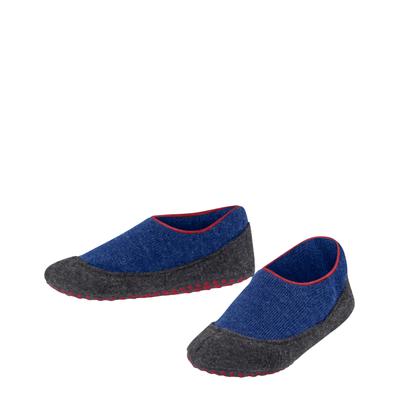 Haussocken FALKE "Cosyshoe", Mädchen, Gr. 23-24, Sockengröße, blau (cobalt blau), Obermaterial: 90% Schurwolle, 10% Polyamid, unifarben, Socken, mit Noppendruck atmungsaktiv, klimaregulierend, geruchshemmend