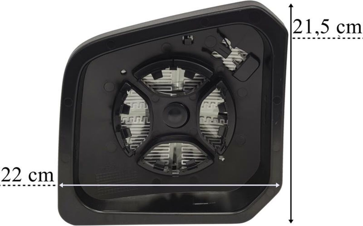 Lamiro Specchietto esterno vetro dello specchio 02-6006H
