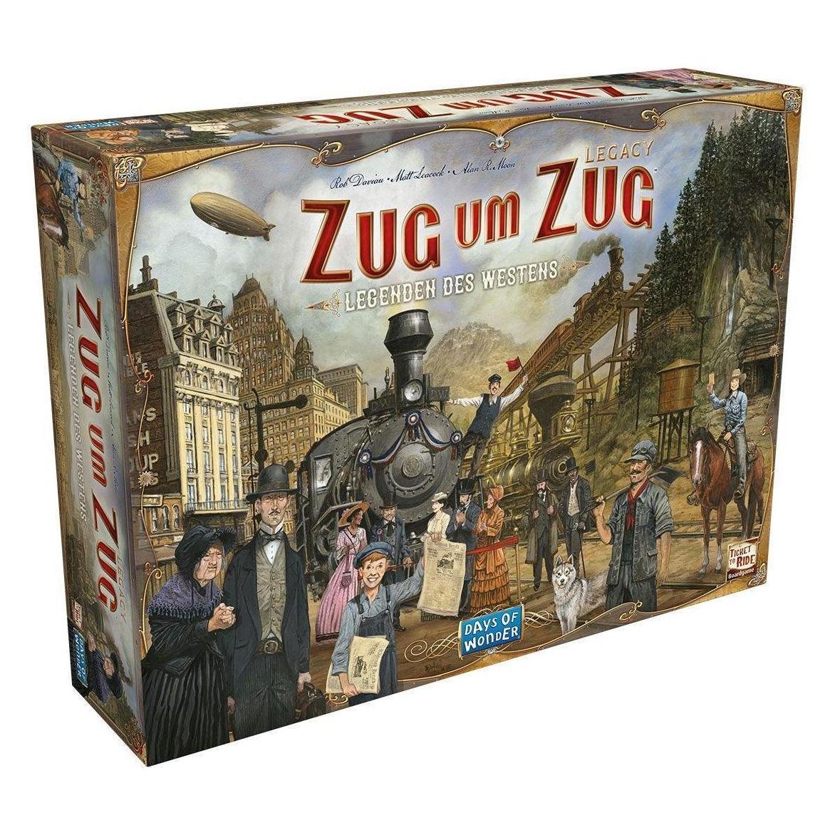 Days of Wonder Zug um Zug Legacy: Legenden des Westens (Deutsch, 2 - 5 Spieler) (DOWD0031)