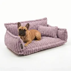 Haustiersofa 'Chaffar' - L (100cm) / Zartrosa - Zartrosa - L (100cm)