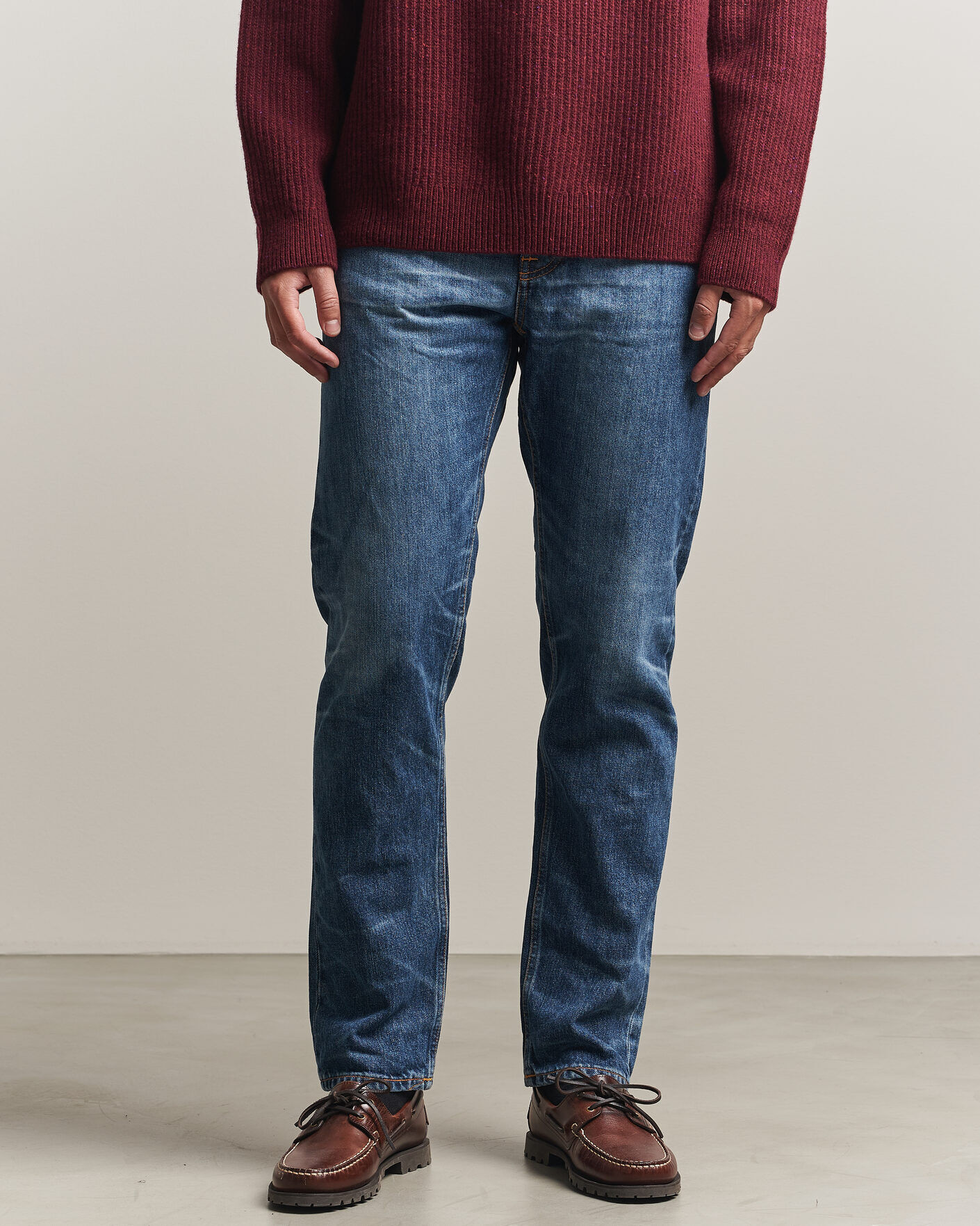 Nudie Jeans Steady Eddie II Jeans Twisted Tracks men W29L32 Blå