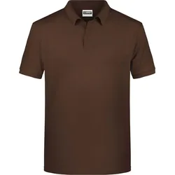 James & Nicholson Herren Bio Piqué Polo 8010 brown L