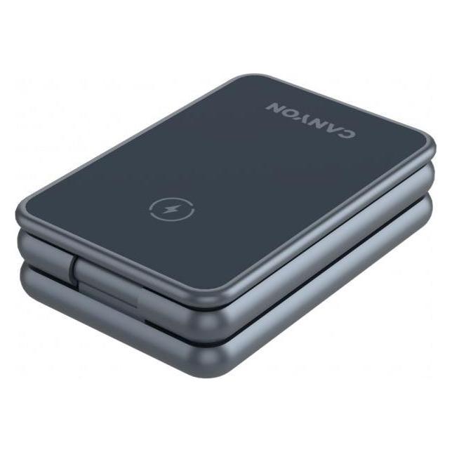 Canyon Wireless charger Foldable wireless charger OnCharge 309 15W 3in1 Metal (15 W) (CNS-WCS309M)
