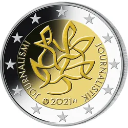 2 Euro-Münze Journalismus Finnland 2021