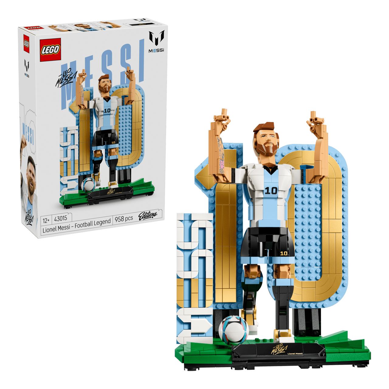 LEGO Editions 43015 Lionel Messi - Fußballlegende
