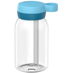 Mepal CAMPUS Trinkflasche mit Trinkhalm 450 ml - Cool Blue