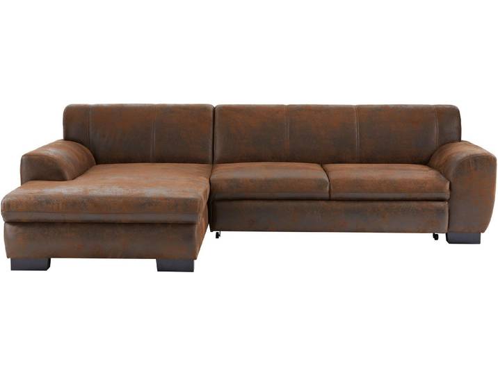 Home affaire Ecksofa Nika zeitlos und elegant, L-Form, wahlweise mit Bettfunktion, auch in Cord