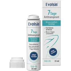 EVOLSIN 7 Tage Antitranspirant Dab-on ohne Parfüm 35 ml