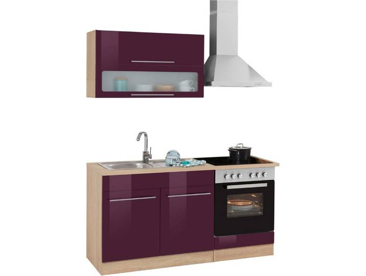 KOCHSTATION Pantryküche KS-Eton, mit E-Geräten, Breite 160 cm