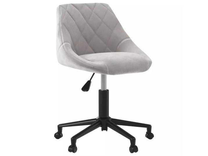 VidaXL - Bürostuhl samt, One Size, Silber