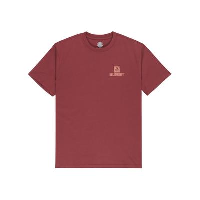 T-Shirt ELEMENT "Inner Workings", Herren, Gr. XS, rot (nocturne), Obermaterial: 100% Baumwolle., Shirts T-Shirt