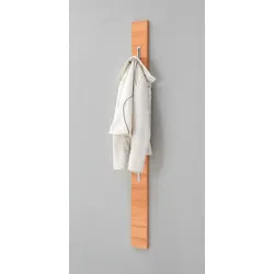 Voss Möbel Garderobenleiste Solo Holz Braun Kernbuche